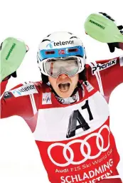 ?? GETTY ?? Henrik Kristoffer­sen, 21 anni, asso norvegese dello slalom