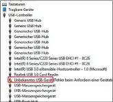  ??  ?? Im Geräte-Manager von Windows erkennen Sie, wenn ein USB-Stick nicht korrekt erkannt wurde.