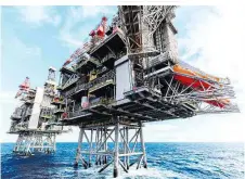  ??  ?? Ölbohrung in der Nordsee: Große Preissprün­ge nicht in Sicht