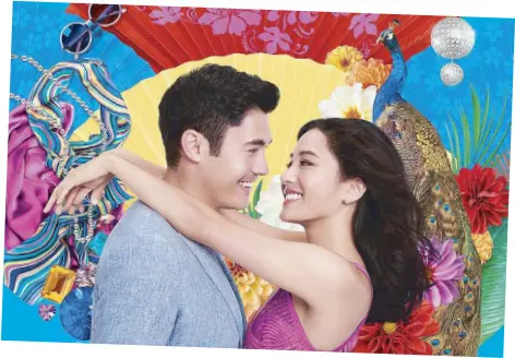  ??  ?? Constance Wu and Henry Golding, stars of Warner Bros. Pictures’ new romantic comedy
