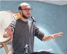  ?? FOTO: THOMAS GRETLER ?? „Ich habe wirklich keine Ahnung, warum jemand die Idee hatte, mir einen Preis zu geben“, sagte Alex Burkhard.