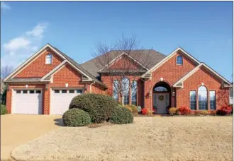  ?? LINDA GARNER-BUNCH/Arkansas Democrat-Gazette ?? This home, located at 4420 Tree House Drive in Conway, has about 3,274 square feet and is listed for $349,000 with Lori Quinn of Pam McDowell Properties, Conway. No open house is planned for today. For more informatio­n or to schedule a private showing, call Quinn at 501-472-7385.