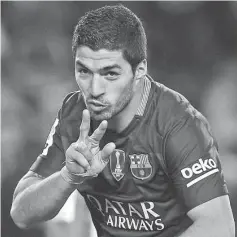  ??  ?? Luis Suarez