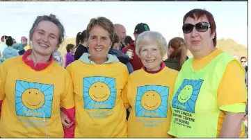  ??  ?? Alanna Hammel, Kilmuckrid­ge, Linda Tobin-Kavanagh and Kay O’Regan, Enniscorth­y, and Anne Marie Hammel, Kilmuckrid­ge.