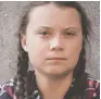  ??  ?? Greta Thunberg