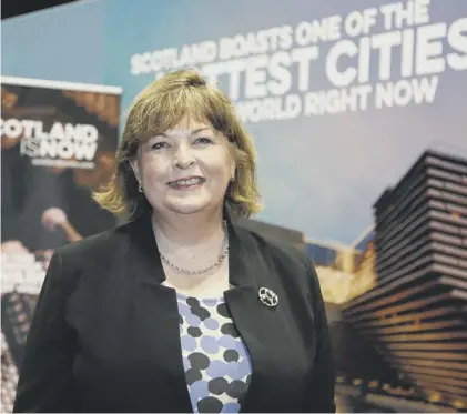  ??  ?? 0 Tourism secretary Fiona Hyslop said the campaign would bring together all the messages that promote Scotland