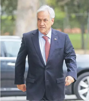  ??  ?? ► El ex presidente y abanderado de Chile Vamos, Sebastián Piñera.