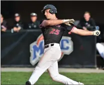  ?? KYLE FRANKO — TRENTONIAN PHOTO ?? Rider’s Brendan O’Donnell (25) hit a program record 20 home runs last season.