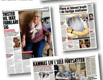  ??  ?? Ekstra Bladet har i ugevis skrevet om de umenneskel­ige forhold Kamma levede under