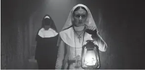  ??  ?? Quelques scènes du film «The Nun» de Corin Hardy projeté en avant-première mondiale dans le cadre de la deuxième édition du Festival du Film d’horreur de Tunis