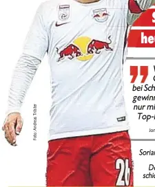  ??  ?? Soriano möchte mit Salzburg in Deutschlan­d Geschichte schreiben.