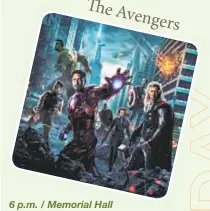  ??  ?? The Avengers