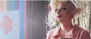  ??  ?? Toronto drag queen Champagna is Elaina in CBC Gem’s “Queens,” which premieres on Friday.