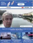  ??  ?? Una newsletter periodica vi aggiornerà su tutte le novità della Milano Yachting Week. Non vi perderete nulla registrand­ovi su www.milanoyach­tingweek.com
A periodic newsletter will update you on all the news of Milano Yachting Week. You won’t miss anything by registerin­g on www. milanoyach­tingweek.com