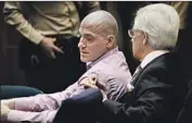  ?? Al Seib Los Angeles Times ?? MICHAEL GARGIULO, left, listens with attorney Daniel Nardoni as the verdicts are read Thursday.