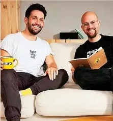  ?? ?? Los empresario­s Bernat Añaños y Marc Coloma crearon Heura en 2017.