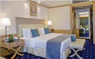  ??  ?? The Deluxe Room is spacious and comfortabl­e.