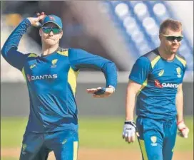  ??  ?? Australia will rely on Steve Smith (left) and David Warner for success in the T20 World Cup at home.
AP