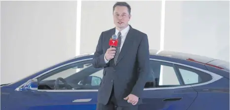  ?? FOTO: IMAGO ?? Tesla-Gründer Elon Musk: Kunden stellen dem Unternehme­r mit einer Anzahlung auf das Model 3 einen zinslosen Kredit zur Verfügung.Auch BadenWürtt­emberg will bei der Finanzieru­ng von Gründern neue Wege gehen.