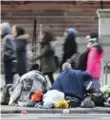  ?? RICHARD LAUTENS/TORONTO STAR ?? Homeless advocates have called the city’s additional 400 shelter spaces a Band-Aid solution.