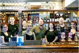  ??  ?? The team at the Lord Raglan are ready to welcome you back to the Denmark Street beer house, offering a tasty menu and some new brews