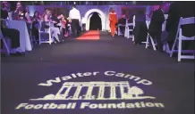  ?? Catherine Avalone / Hearst Connecticu­t Media file ?? Images of the Walter Camp Football Foundation 51st annual awards dinner in January at the Lanman Center at Yale University in New Haven.