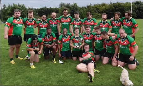  ??  ?? The Rabbitohs after their regional victory.