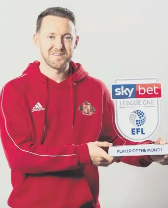  ??  ?? Aiden McGeady, February’s League One Player of the Month.