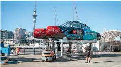  ?? TEAM NZ ?? Team New Zealand’s ‘‘Chase Zero’’ noemission hydrogen powered Chase Boat at its Auckland base.