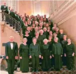  ?? SCENIC CITY CHORALE CONTRIBUTE­D PHOTO ?? Traditiona­l and contempora­ry holiday music will be part of the Scenic City Chorale’s concert on Sunday.