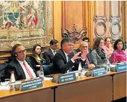  ?? CORTESÍA ?? Mauricio Cárdenas en la reunión de la OCDE.