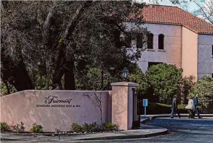  ?? Photos by Santiago Mejia/The Chronicle ?? Some workers at the Fairmont Sonoma Mission Inn & Spa say they can’t afford to live in the area where they are employed.