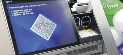  ?? ?? Customers will have the option to cash out funds stored in their Lynk digital wallet at ATMS.