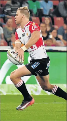  ?? Picture: GALLO IMAGES/WESSEL OOSTHUIZEN ?? CONFIDENCE GROWING: Jaco van der Walt is a key player for the Golden Lions