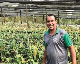  ??  ?? Clodoaldo batizou sua fazenda de Providênci­a Divina, Meu Sonho