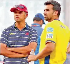  ??  ?? Ramachandr­a Guha has spoken out in support of Rahul Dravid and Zaheer Khan.