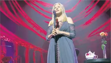  ?? Netf lix ?? BARBRA STREISAND performs songs from her 10 No. 1 albums in Miami for her new Netflix special.