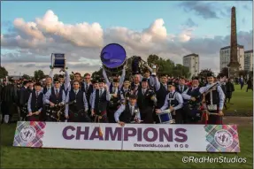  ?? PHOTO PROVIDED ?? The 2019 World Pipe Band Champions Team.