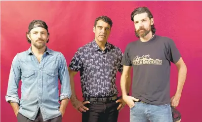  ?? CRACKERFAR­M ?? Avett Brothers include Scott Avett, from left, Bob Crawford and Seth Avett