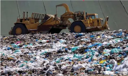  ?? ?? ‘Each year, the average American family of four loses $1,500 to wasted food. We can all do a better job of buying what we need, and donating or composting what’s left.’ Photograph: Mike Blake/Reuters