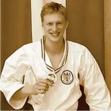  ?? KK ?? Karate-Europameis­ter Benjamin Rath verstarb 22-jährig. Er hinterläss­t in der Sportfamil­ie eine große Lücke