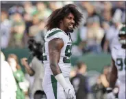  ?? ADAM HUNGER - THE ASSOCIATED PRESS ?? FILE - In this Oct. 13, 2019, file photo New York Jets’ Leonard Williams warms-up before an NFL football game against the Dallas Cowboys in East Rutherford, N.J.