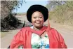  ?? | SUPPLIED ?? DR NONKULULEK­O Dladla, a UKZN graduate, is the first black South African woman to receive a PhD in Marine Geology.