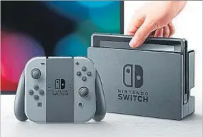  ??  ?? Nintendo Switch, la primera consola híbrida del mercado