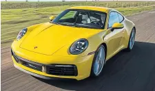  ?? PORSCHE ?? The Porsche 911 finished high up in the rankings with an 82.3 per cent retained value after four years.
