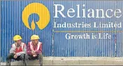  ?? REUTERS ?? The recent RIL stock outperform­ance has been driven by investors’ positive stance on new energy.