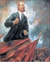  ??  ?? Lenin on the Podium, painted posthumous­ly in 1929 by Aleksandr Gerasimov (1881-1963).