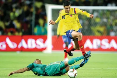  ?? FOTO ?? La última vez que Giovanni Moreno estuvo con Selección Colombia fue en la eliminator­ia a Brasil 2014, ante Uruguay y Chile, y no actuó en ninguno de los dos duelos.