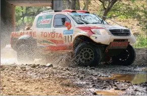  ??  ?? Johan and Werner Horn (Malalane Toyota Hilux) could take the 2014 season.
