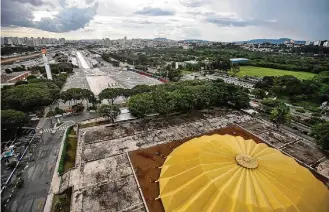  ??  ?? Anhembi. Complexo na zona norte integra plano de privatizaç­ão proposto pela Prefeitura